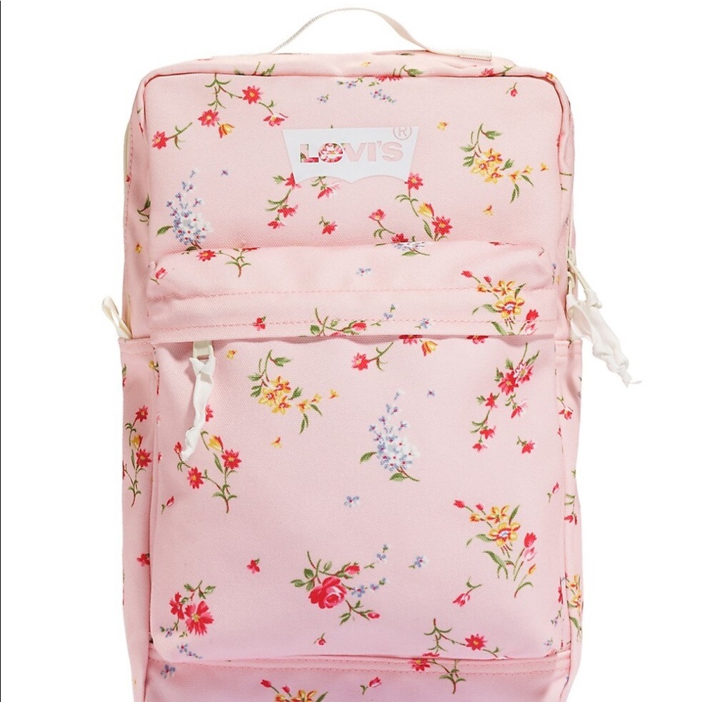 🌼Levi’s Pastel Pink Floral Mini Backpack🌸